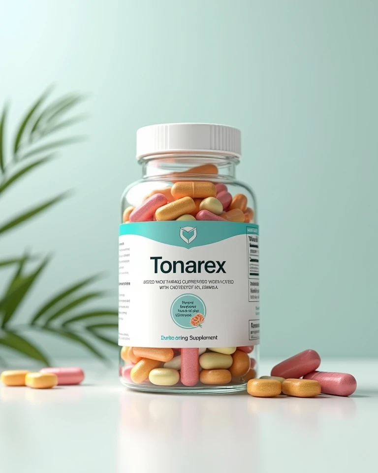 Tonarex premium wellness complex bottle with natural ingredients